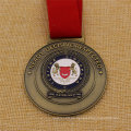 Benutzerdefinierte Runde Form Singapur Militär Medaille in antiken Farbe